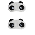 24X7 Emall Panda Cute Eye Shade, Eyepad, Eye Mask For Sleeping, Animal Soft Eye Shade (Panda Eyes Set Of 2)