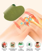 MYMULIKE 52 Count Knee Patches, Warming Herbal Patches for Long Lasting Reducing of Joint Uncomfortable, Wormwood Extract Sticke