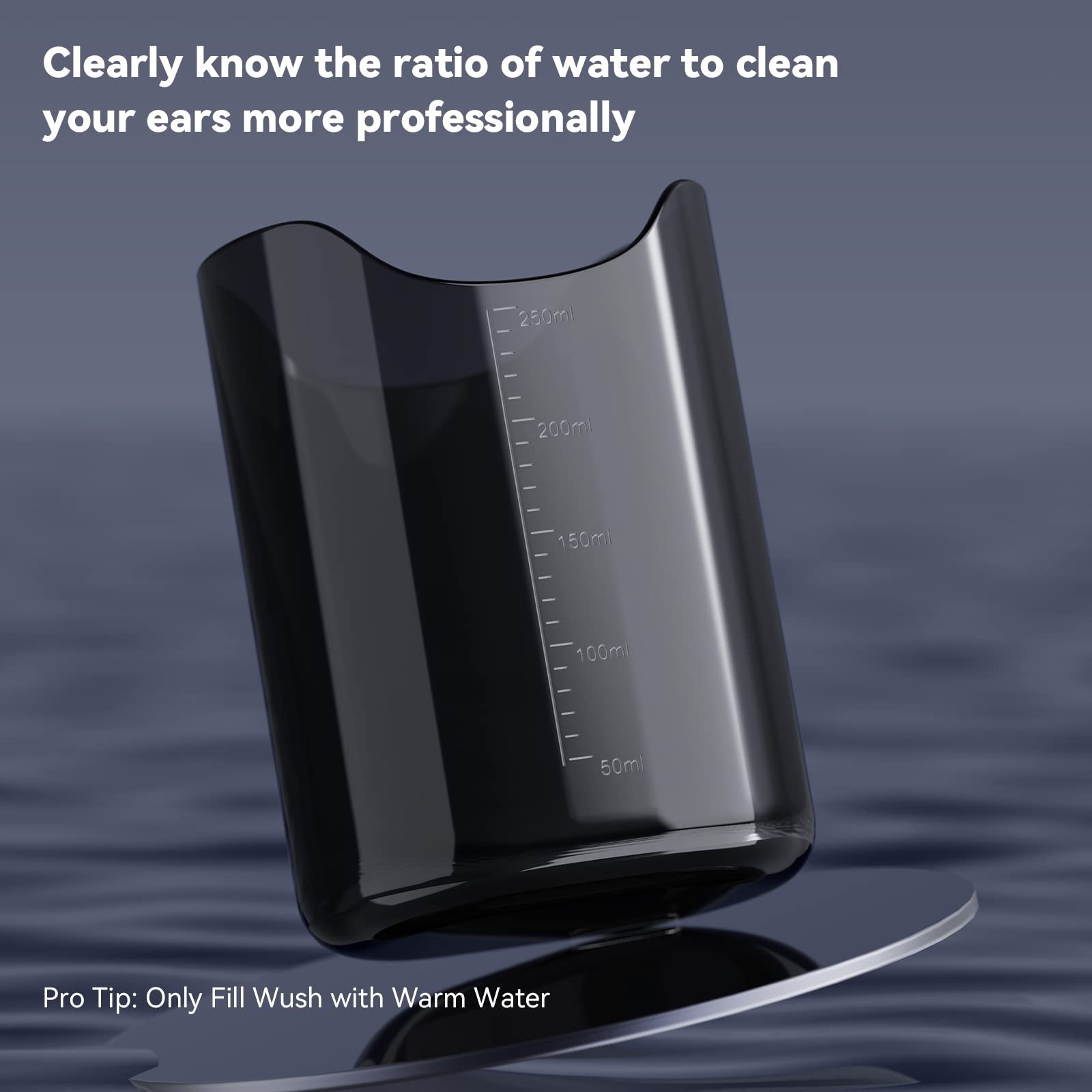 Ear Wax Removal Electric Ear Irrigation Flushing System Water Powered Ear Cleaner with 4 Pressure Modes Safe and Effective Ear C