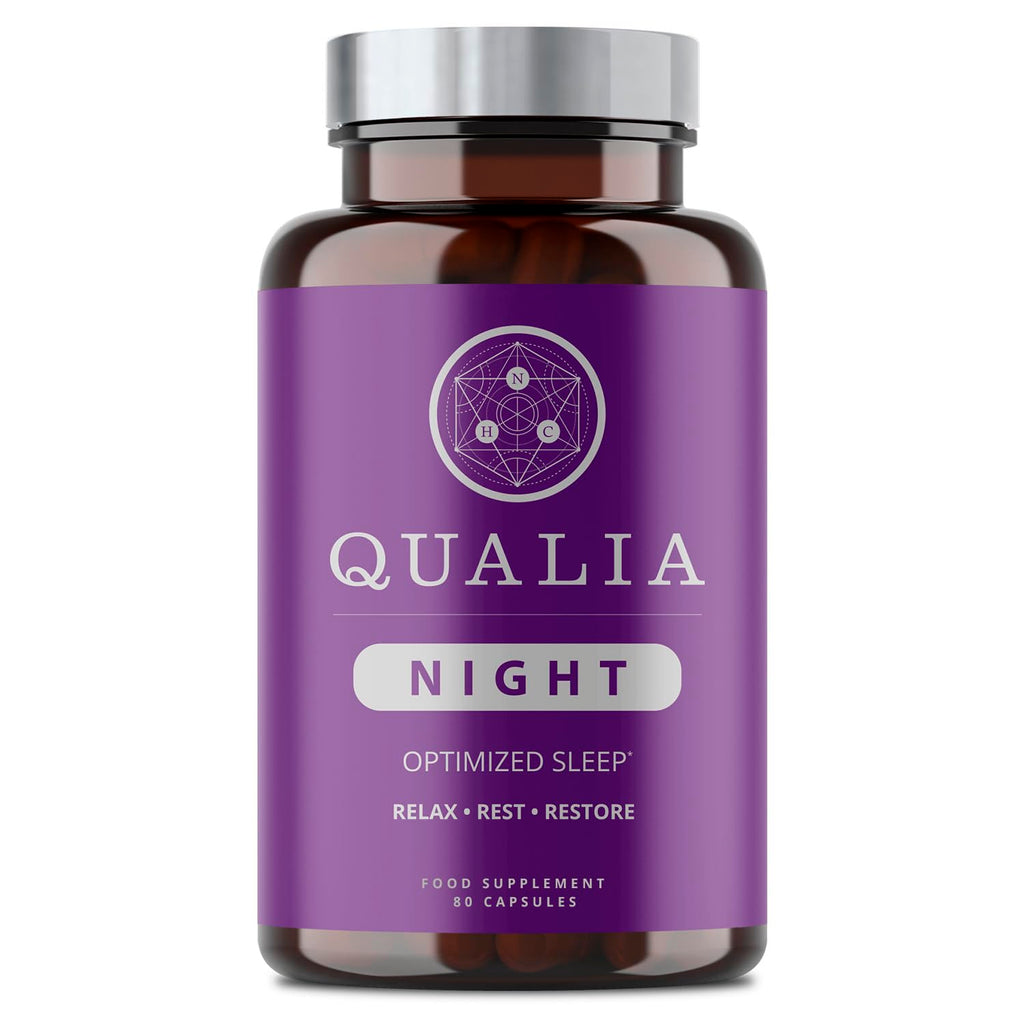 NEUROHACKER COLLECTIVE Qualia Night Sleep Aid | Non-Habit Forming | Science-Backed Supplement for Deep Refreshing Sleep | Melato