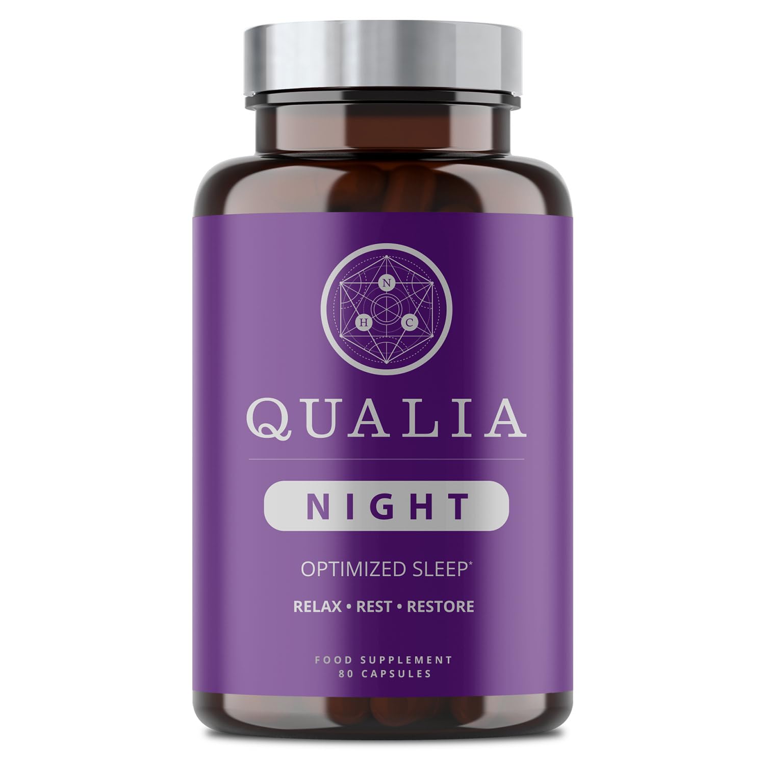 NEUROHACKER COLLECTIVE Qualia Night Sleep Aid | Non-Habit Forming | Science-Backed Supplement for Deep Refreshing Sleep | Melato
