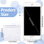 Nuanchu 36 Pieces Pill Pouches Bags Set Reusable Zippered Pill Baggies Clear Plastic Self Sealing Travel Medicine Organizer Stor