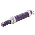 Nupuyai Crystal Point Stone Pendant Necklace for Unisex, Healing Crystals Pendulum Divination Reiki Chakra
