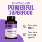 FreshCap Lions Mane Supplement Capsules - Ayurveda Premium USDA Organic Dual Extracted Mushrooms - Third Party Tested - Whole Fr