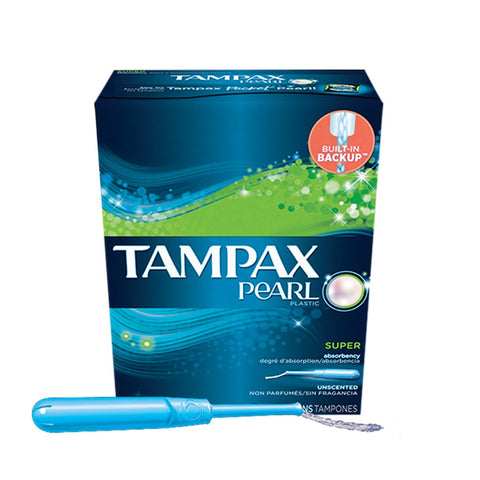 TAMPAX Pearl Super UNSCENTED 18