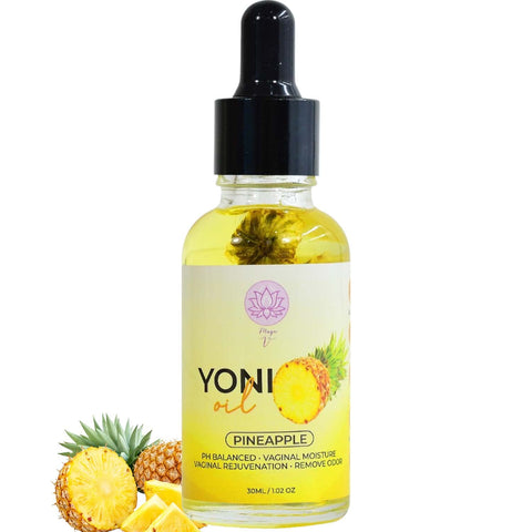 Magical V Yoni Oil For Women Organic Feminine Care Vaginal Moisturizer For Wetness (Pineapple) Ingrown Hair Ph Balance Feminine 