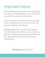 MARENA Unisex Recovery Compression Chin Strap with Mid-Neck Coverage for Post-Op Mask