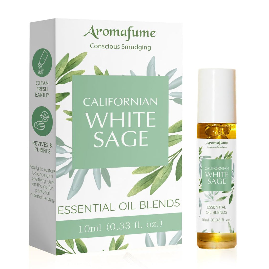 Californian White Sage Essential Oil Roll-On Blend by Aromafume | 10ml ...