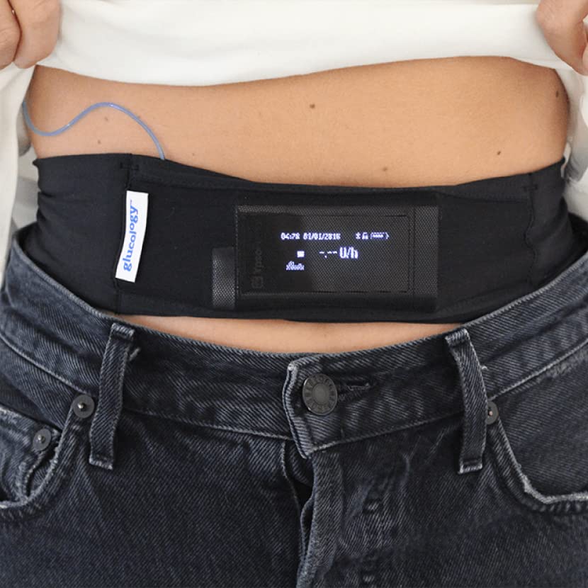 Glucology Insulin Pump Waist Belt | Fanny Pack for Running or Travel - Diabetes Supplies Pouch and Accessories for Men and Women