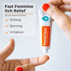 FemiClear Vaginal Itch Relief | Fast Feminine Itch Relief | Made with All-Natural & Organic Ingredients | Feminine Hygiene Produ