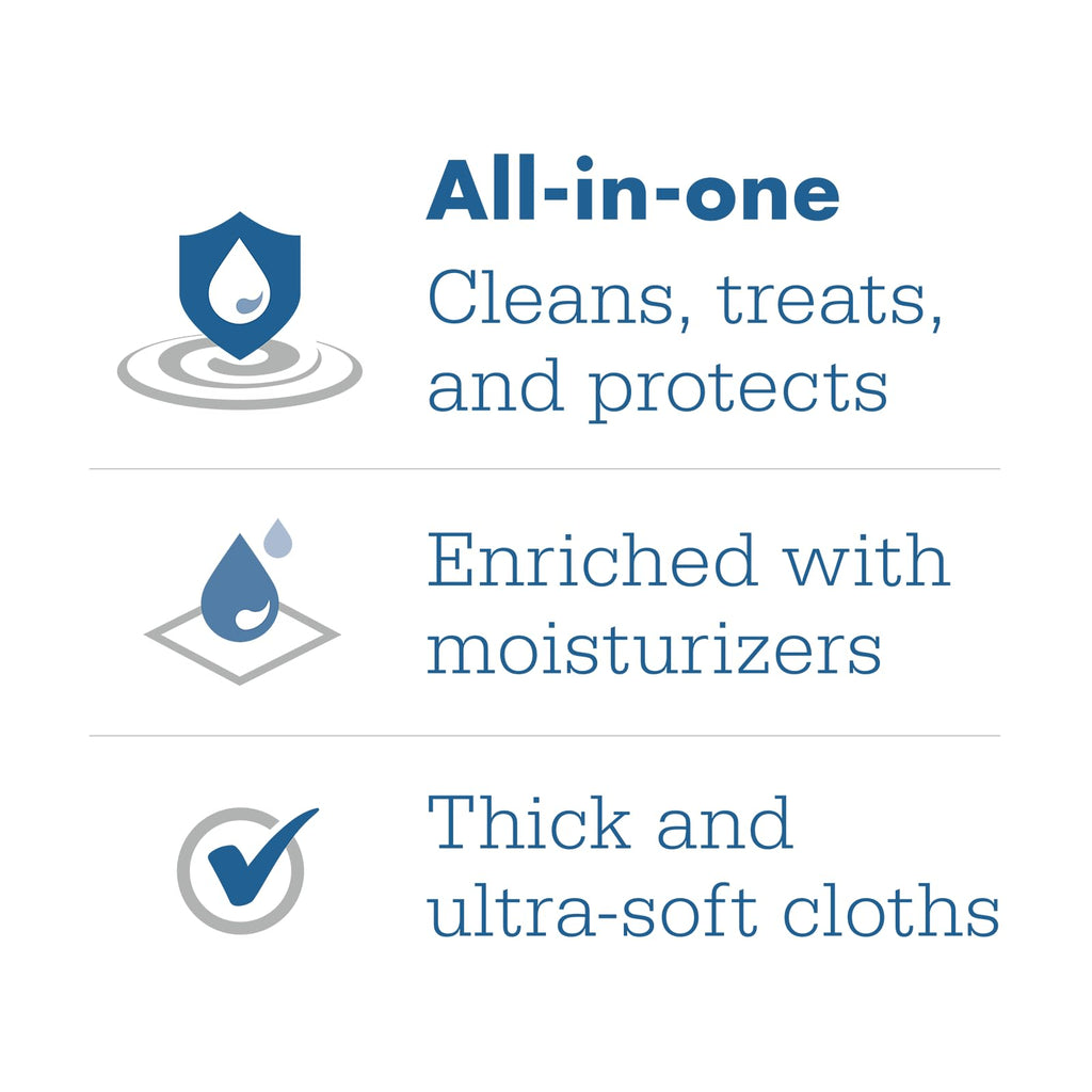 Stryker - Sage Comfort Shield Barrier Cream Cloths with Dimethicone - 18 Packages, 432 Cloths - One-step Wipes Clean, Treat and