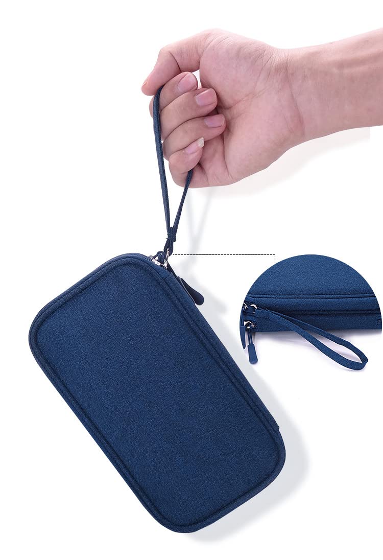 eYistar Diabetic Supplies Travel Case Organizer for Test Strips, Lancets, Needles, Lancing Device, Glucose Meter, Alcohol Wipes,