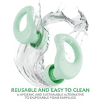 CURVD Everyday Earplugs - Ultra Soft, Customizable Sleep, Travel, Sensitivity, Noise Protection, for Sound Canceling Isolation,