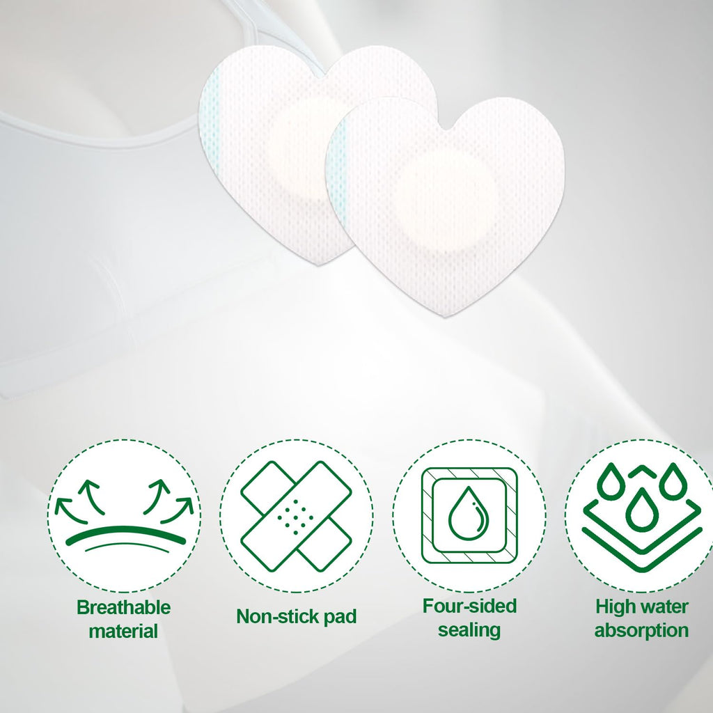 Gosknor 60pcs Castor Oil Wrap for Belly Button, 2.76x2.36 Inch Heart Shape Castor Patches Self-Adhesive & Highly Absorbent Belly
