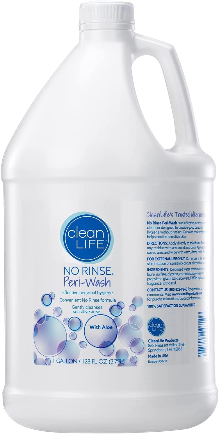 Perio Active Rinse No-Rinse Peri-Wash - Soothing, Protecting Perineal Cleanser in a Rinse ...