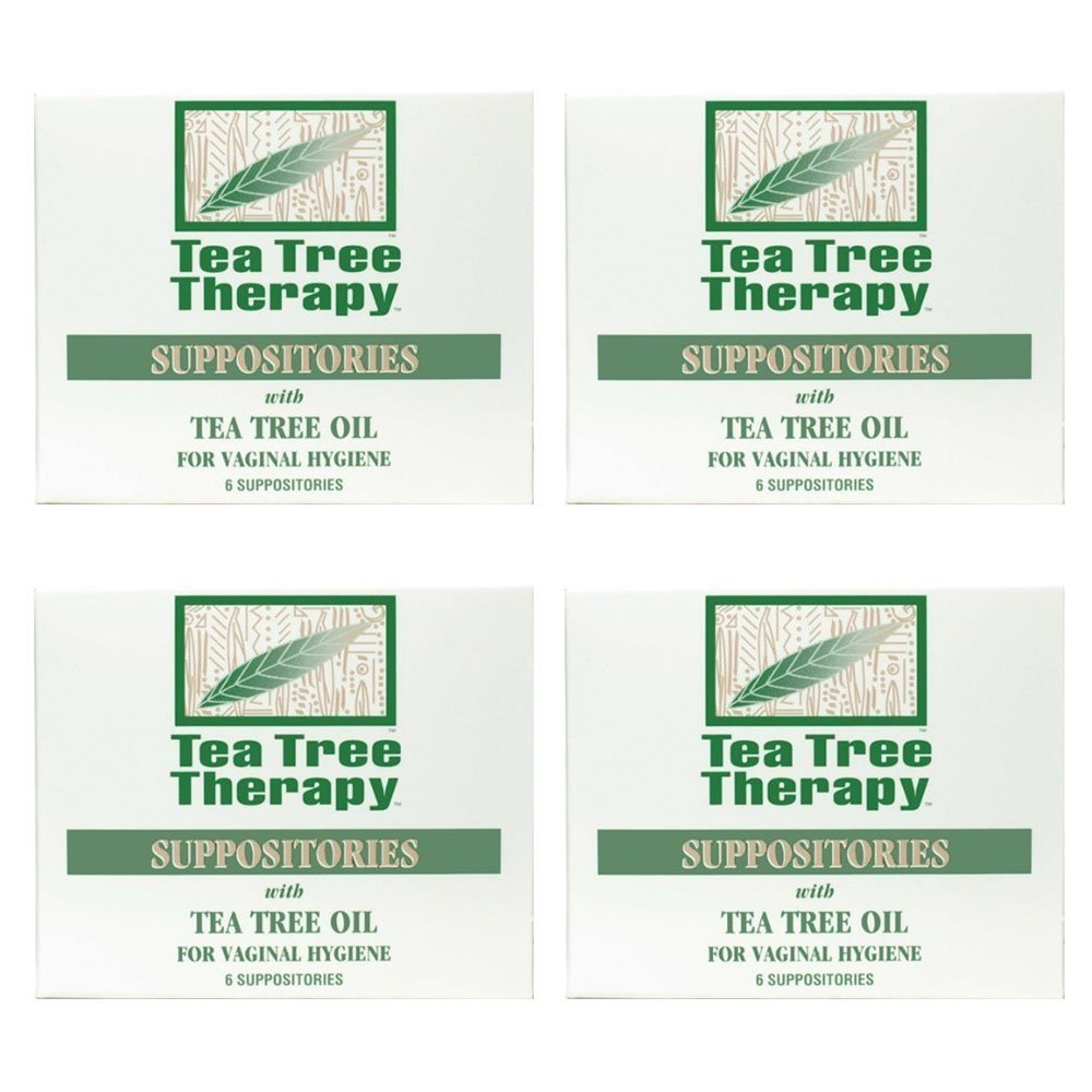 Tea Tree Suppository Tea Tree Therapy (4-Pack of 6)