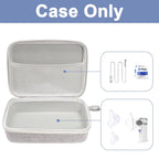 Fukumi Carrying Case for Portable Nebulizer, Travel Medical Bag, Hard Emergency Medical Bag for Inhaler Spacer Case for Kids and
