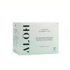 ALOH Skin - Softening Sanitizing Hand Wipes - Peppermint Eucalyptus + Aloe (1 Box of 20 Individual Wrapped Wipes)