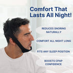 Chin Strap for CPAP Users (Halo Style) - Adjustable Strap