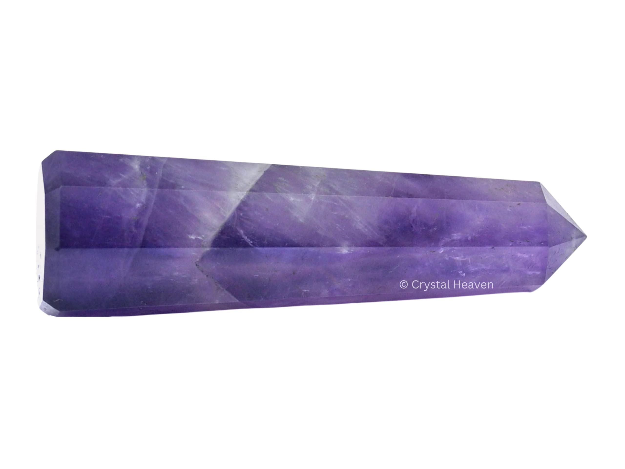 Certified Amethyst Crystal Tower Obelisk Point for Chakra, Healing and Balancing - AAA Grade Original Gemstone Agate for Reiki M