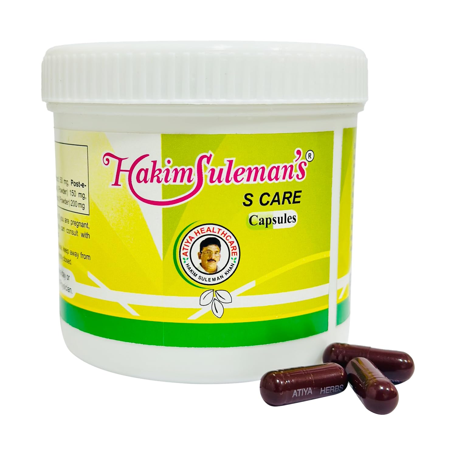 Hakim SulemanS S Care Capsules  Natural Herbal Supplement For Daily Wellness & Vitality  45 Capsule
