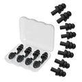 4Pairs Ear Plugs for Sleeping,Soft Silicone Earplugs Noise Cancelling,Black Earplug for Swimming Snoring Concerts Shooting Airpl