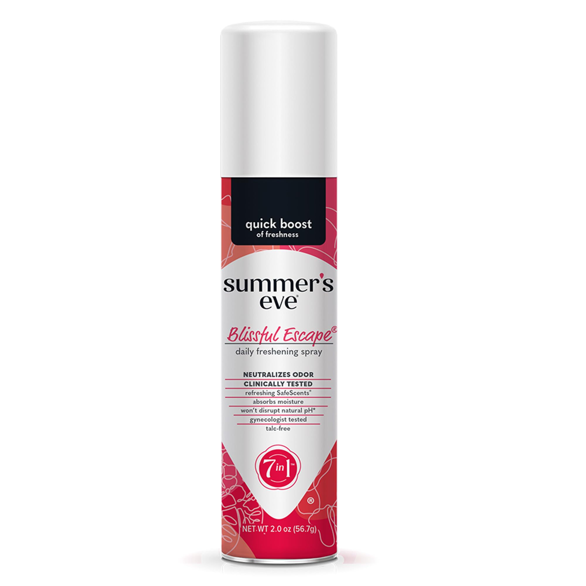 Summers Eve Blissful Escape Daily Refreshing Feminine Spray, 2 oz