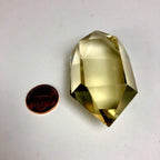 Natural Pure Smoky Citrine. Large Double terminated crystal. Healing crystal. Manipura chakra. Solar energy. Manifest dream Attr
