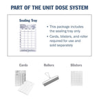 Ezy Dose 32-Day Calender View Tray for Pill, Medicine, Vitamin, Use with Unit Dose Cold Seal System Planner