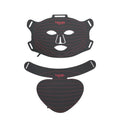 Hooga Red Light Therapy Mask  LED Face & Neck Light Therapy Mask Set, 630nm 660nm Red & 850nm Near Infrared, Tri Chip LEDs, Rec