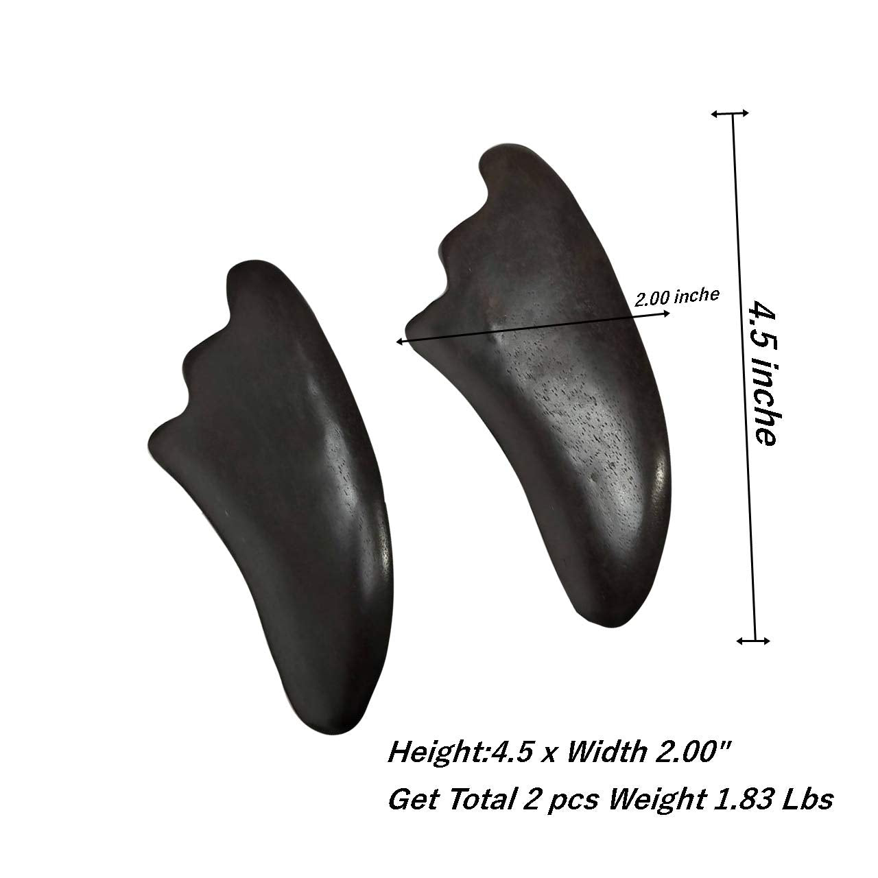 2pc Thai Massage Handmade Health.Wooden Unisex Traditional Tool Gua Sha Body Neck Back Face Relax Reflexology Health Therapy Cir