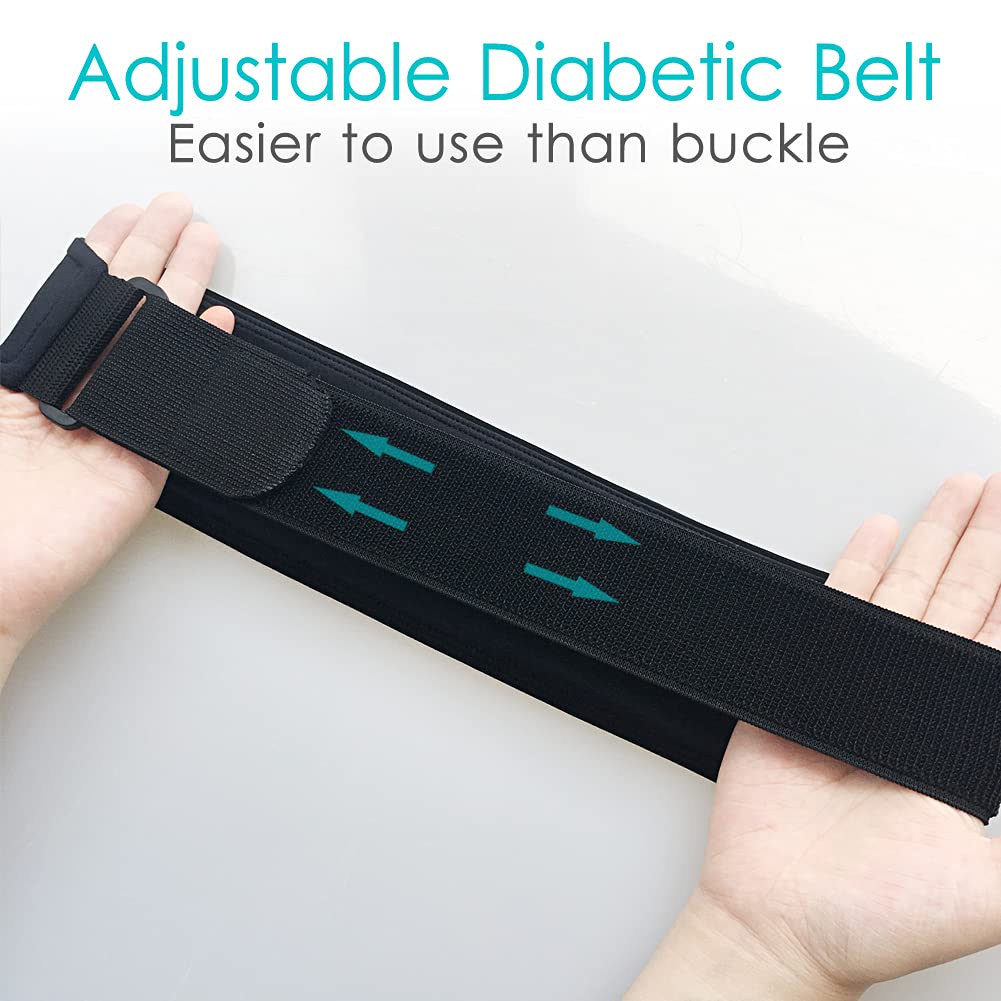 Kids Insulin Pump Belt Holder Children Discreet Diabetic Waist Fanny Pack Pouch for T1D Diabetes Receiver Pumps Device Epipen Su