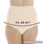 Wearever (1-Pack) Regular Absorbency (0.5 Cup) Womens Beige Cotton Comfort Incontinence Washable Reusable Bladder Control Panti