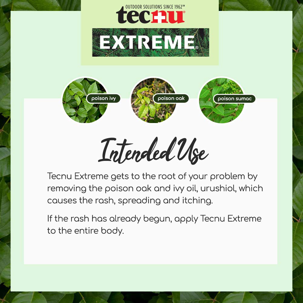 Tecnu Extreme Poison Ivy & Oak Scrub, 4 Oz, Removes Poisonous Plant Oils That Cause Rash and Itching, Poison Ivy and Poison Oak