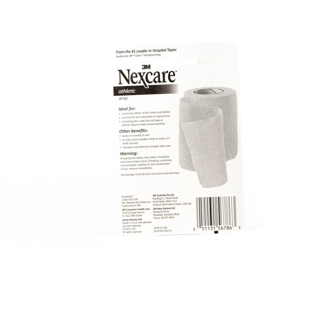 3M 1584 Health Care Coban Self-Adherent Wrap, Elastic, 5 yd. Length, 4 Width, Tan, Pack of 18