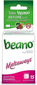Beano Meltaways Strawberry 15 ea (Pack of 4)