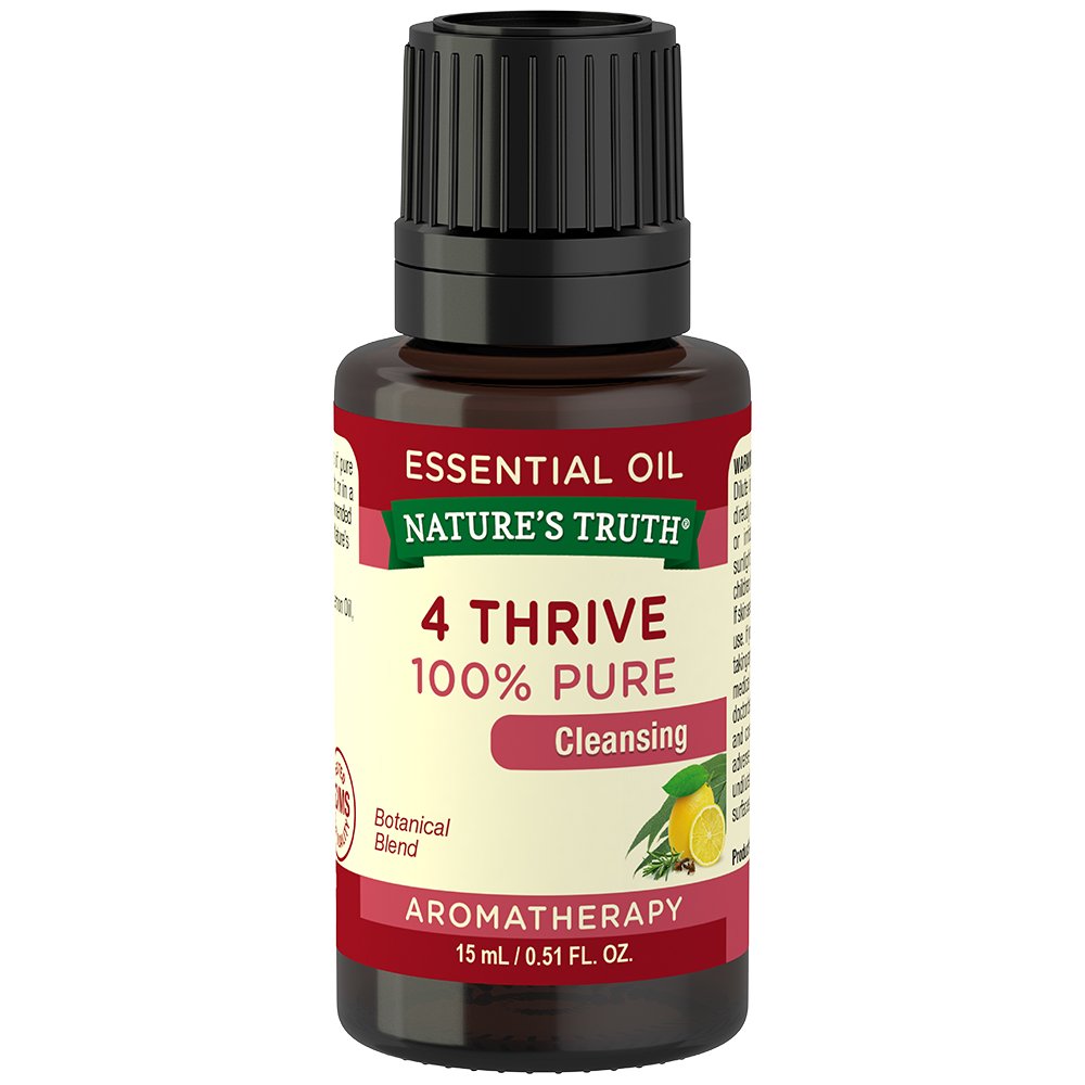 Natures Truth Vitamins Essential Oil, 4 Thrive, 0.51 Fluid Ounce