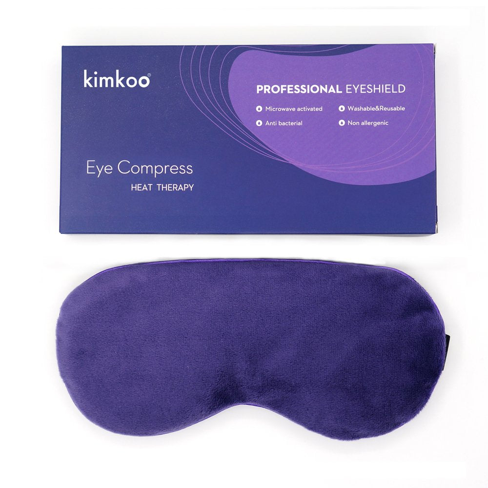 Kimkoo Moist Heat Eye Compress&Microwave Hot Eye Mask for Dry Eyes