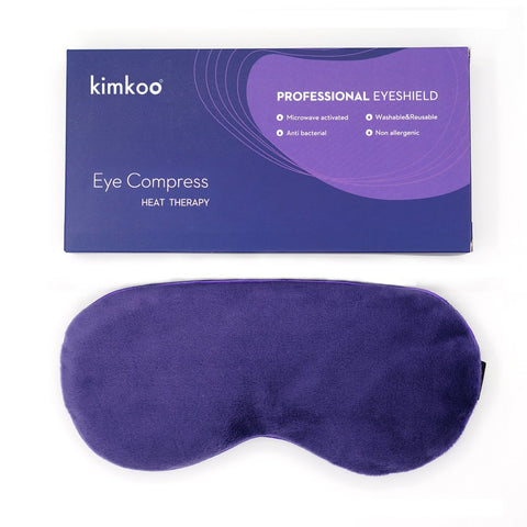 Kimkoo Moist Heat Eye Compress&Microwave Hot Eye Mask for Dry Eyes