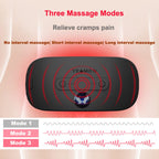 Back or Belly Heating Pad, Electric Waist Belt Device with 3 Heat Levels and 3 Massage Modes, Portable Cordless Fast Heating Pad