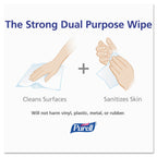PURELL 901901 Hand Sanitizer Wipes Wall Mount Dispenser, 1200/1500 Wipe Capacity, White