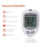 EasyTouch Glucose Monitoring System with 1 Meter, 10 Twist Lancets, 1 Lancing Device