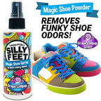 Foot and Shoe Deodorizer Spray, Extra-Strength Odor Eliminator for Smelly Shoes, Kids Feet, and Sweat, Grape Lollipop Scent, Alt