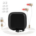Upgraded 2in1 Red Light Device for Ears & Nose, 660nm Red Light & 810nm Near Infrared, Portable Wearable Care Tool for Ear & N
