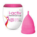 IActiv Menstrual Cup Small Size | Free Sterilizer Case | RashFree, LeakFree & Ultra Soft Period Cups For Women | Mensurationa
