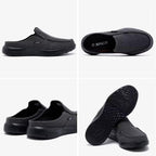 XPACS Mens Lightweight Arch Support Walking Loafers for Hanging Out, Comfy Orthotic Canvas Slip-On Shoes for Plantar Fasciitis,