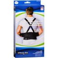 Sportaid Back Belt with Suspenders Black, Medium/Large - 1 ea