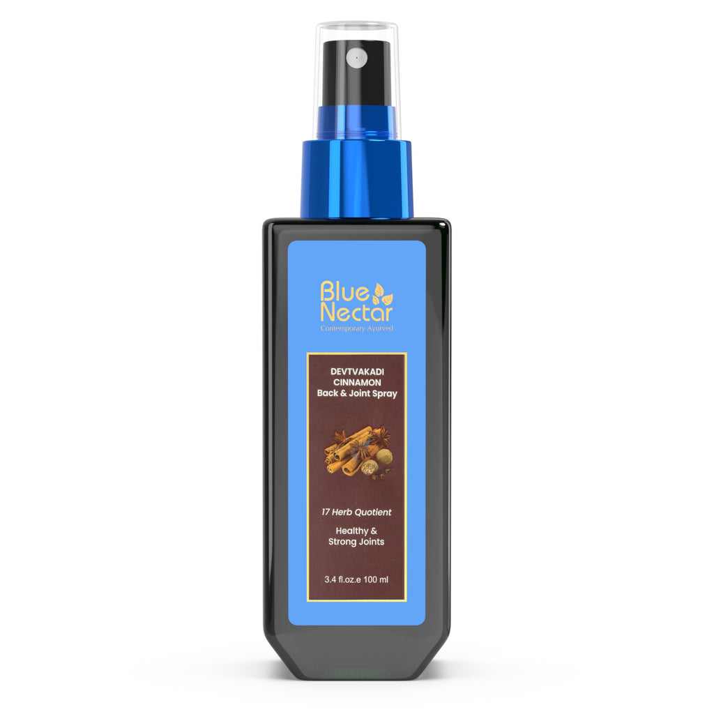 Blue Nectar Spray with Clove & Cinnamon | Comfort for Back, Leg, Knee, Joint Quick Comfort (17 Herbs, 3.38 Fl Oz)