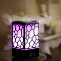 Humidifier For Home, Essential Oil Diffuser Water Cube Humidifier Air Freshener With Led Night Light Changing Aroma Diffuser For