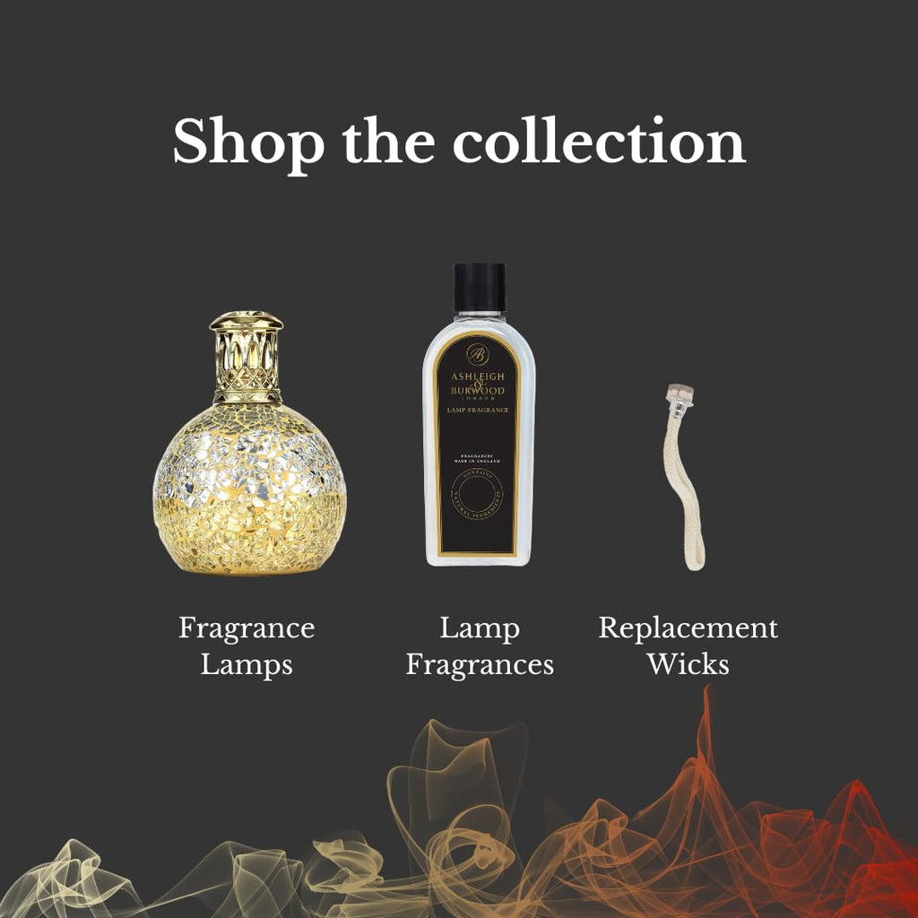 Ashleigh & Burwood - Rose Bud Glass Fragrance Lamp - Hand Crafted - Use with Fragrance Oil - Powerful and Purifying - Home Desig